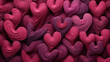 Background with abstract hearts for wedding or Valentine Day.