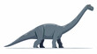 Brachiosaurus prehistoric dinosaur. Extinct dino 