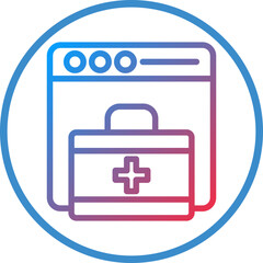 Poster - Healthcare Marketplace Icon Style