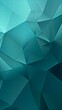 Teal abstract background with low poly design, vector illustration in the style of teal color palette with copy space for photo text or product, blank 