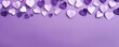 violet hearts pattern scattered across the surface, creating an adorable and festive background for Valentine's Day