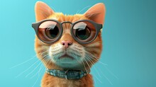 A 3d Render Of A Bloggers Pet In Cute Style  AI Generated Illustration