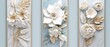Floral Wall Art Collection: Elegant Decorative Panels for Modern Home Décor
