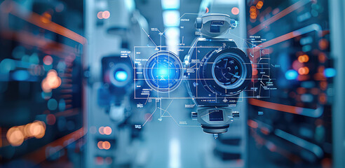 Poster - Technology, analysis, medical care. Generative AI.