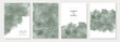 © Syatterfix - multipurpose card with abstract green watercolor background