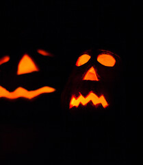 Wall Mural - Jack-o-lanterns. The symbol of Halloween.