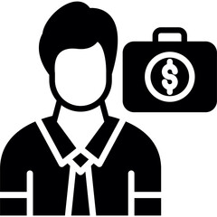 Sticker - Businessman Icon