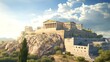 Illustration of the Acropolis of Athens: 8K Photorealistic Image

