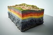 © WaxWing_Ai - Layers of the Earth's crust - isometric view on soil layers diagram