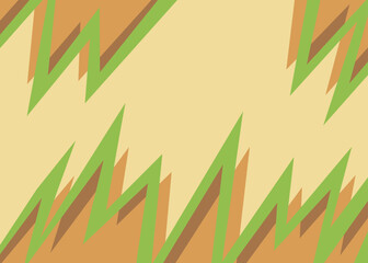 Poster - Abstract background with sharp zigzag line pattern and with some copy space area