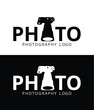 Photography logo template vector, camera logo template vector icon illustration design