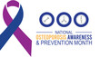 National Osteoporosis Awareness and prevention month observed every year in May. Template for background, banner, card, poster with text inscription.