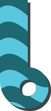 Wave Thai vector font