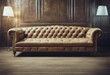 modern classic grunge sofa antique tufted horse Vintage wall