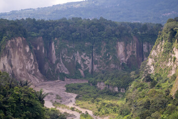 Wall Mural - Ngarai Sianok, or Sianok Canyon, is the most beautiful scenery in West Sumatera, located between Bukittinggi City and Agam Regency.