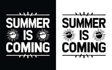 Summer t-shirt design vector Summer t-shirt design image