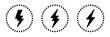 Battery charge Thunder Power Flash and Bolt Energy Vector Icon Logo