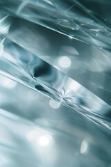 Poster - Abstract background with reflections and caustics. Hi-tech. Futuristic background image. Created with Generative AI technology.