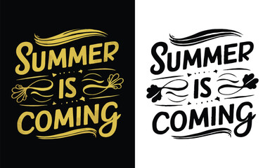 Summer t-shirt design vector Summer t-shirt design image