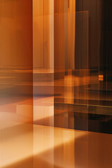Poster - Abstract background with reflections and caustics. Hi-tech. Futuristic background image. Created with Generative AI technology.