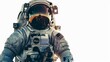 astronaut with suit on white background in high resolution and quality