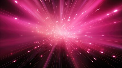 Wall Mural - Mesmerizing Pink Nebula Light Explosion Background