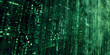© Abstract Delusion - Dynamic digital matrix code background, embodying a cyber or tech theme, suitable for electronic or security products