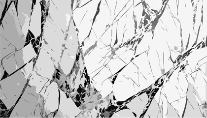 Sticker - White and black marble wall texture background