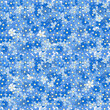 Simple forget me not flowers seamless pattern