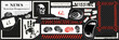 © Teodora ART - Trending elements for collage on a true crime, mysterious disappearance theme. Modern grunge design with halftone collage elements.