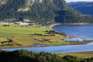 Poster - River Gaula and Trondheim fjord, Norway