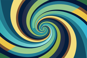 Leinwandbilder - A swirling spiral pattern evoking a sense of time and change