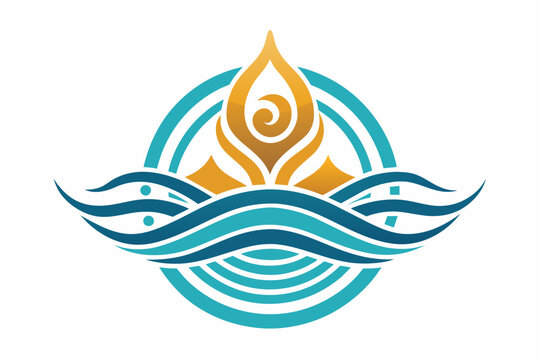 Within the logo's fluid contours, echoes of ancient wisdom resonate What mysteries lie hidden