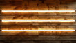 A wooden wall illuminated from below with white neon light, background