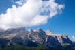 Piz Boe (3152 Meter) Berggipfel der Sellagruppe in den Dolomiten, Italien, Europa