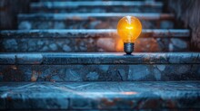 The Idea Of Adding A Light Bulb To The Stairs, Enhancing The Size, And Making The Business Successful