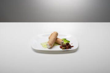 Wall Mural - Haute cuisine chef dish gourmet