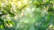 Spring Garden Bliss: Cherry Blossom in Full Bloom Generative AI