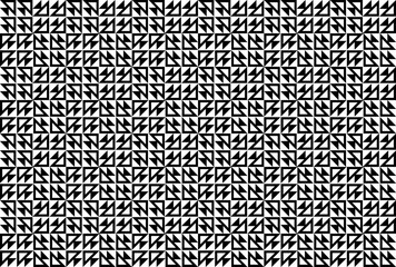 Poster - Abstract seamless repeating pattern. Black and white seamless geometric textile pattern. Abstract mosaic tile wallpaper decor.