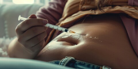 Poster - Person holding scissors close up