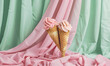Ice cream pink