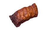 Fototapeta Desenie - Delicious smoked meat pork or chicken with salt, spices and herbs