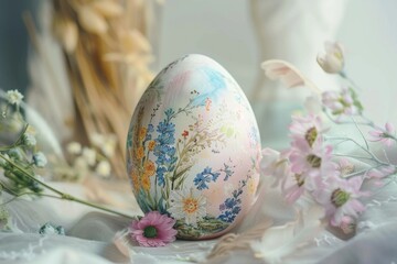 Poster - Easter egg on table