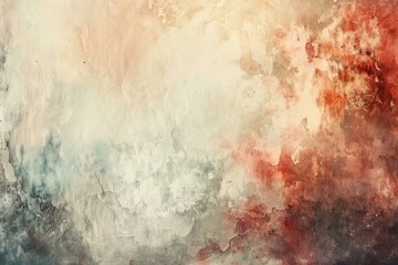 Aufkleber - Red and Blue Sky with Clouds