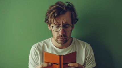 Poster - Man Holding Wallet