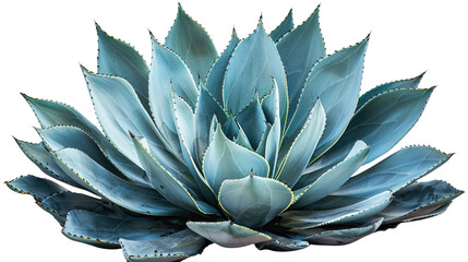 Agave plant on white background