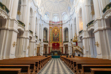 Wall Mural - The interior of the restored Dresden Cathedral