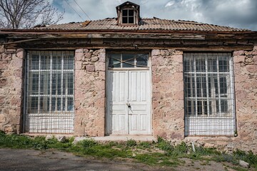 Wall Mural - old stone house