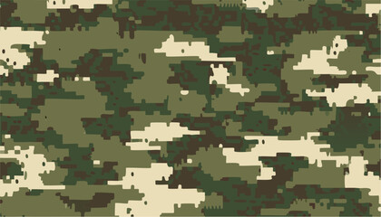 Wall Mural - Ukrainian digital camouflage pattern, Ukraine Military Uniform print as background