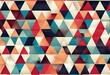 'Raster styled version retro seamless pattern triangle strips Background Abstract Texture Design Fashion Vintage Art Creative Geometric Wallpaper Graphic Fabric Drawing'
